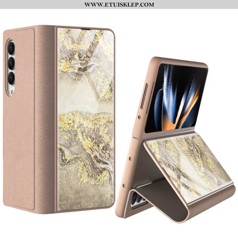 Etui do Samsung Galaxy Z Fold 4 Marmurowe Fale Gkk